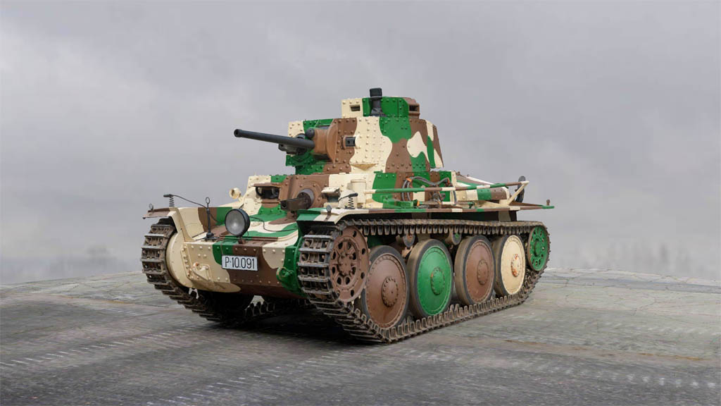 3D light tank LT vz.38